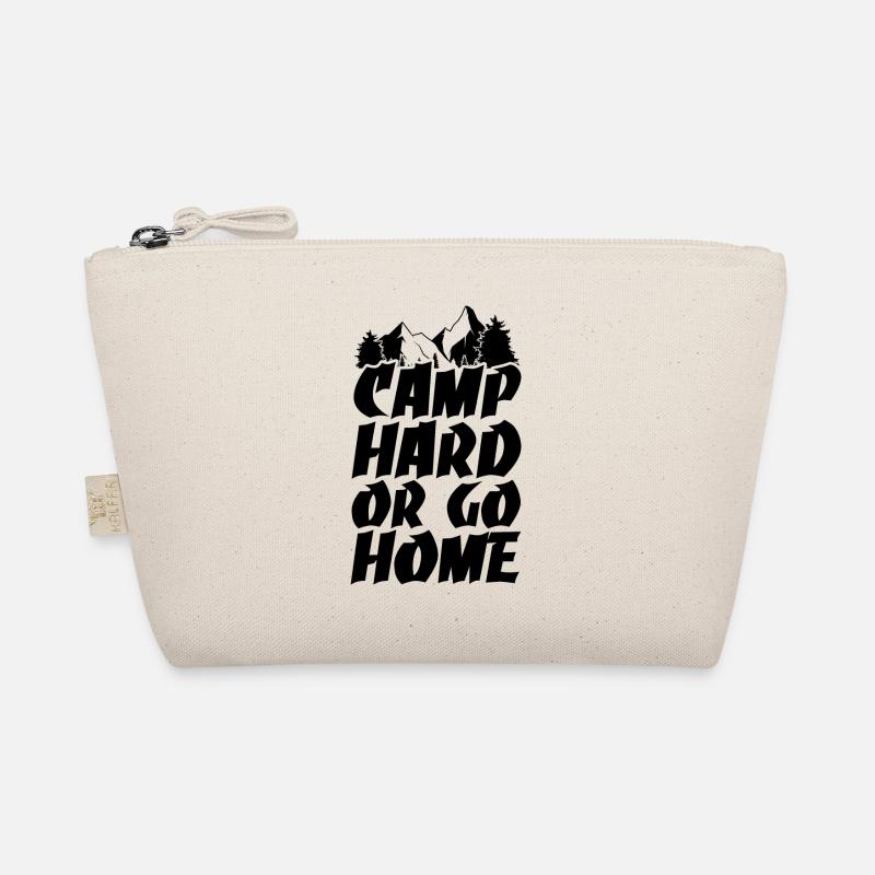 Camp Hard go Home Zelten Bio-Täschchen
