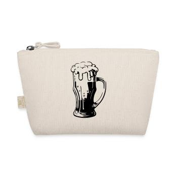 Bierglas Symbol - Bio-Täschchen - Natur - Vorne