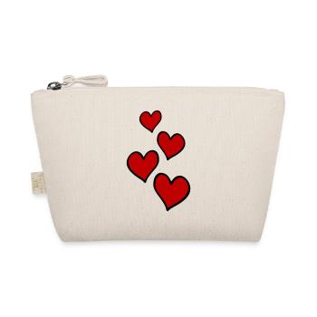Symbole de l’amour des cœurs - Trousse biologique - nature - Devant