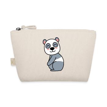 Panda Comic Animal - Organic Pouch - nature - Front