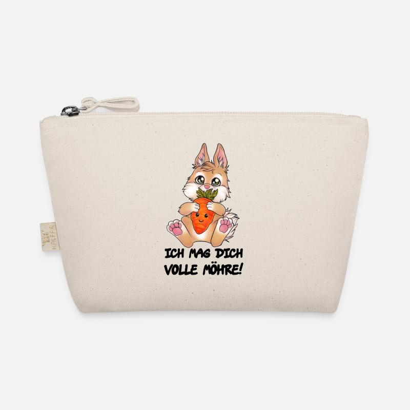 Ich mag dich volle Möhre Niedlicher Hase Geschenk Bio-Täschchen