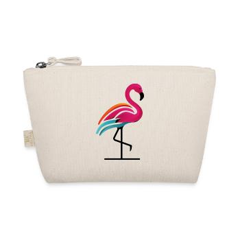 Flamingo - Bio-Täschchen - Natur - Vorne