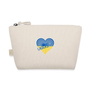 Ukraine Heart - Bio-Täschchen - Natur - Vorne