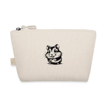 Baby Hamster Cute Kids Drawing - Organic Pouch - nature - Front