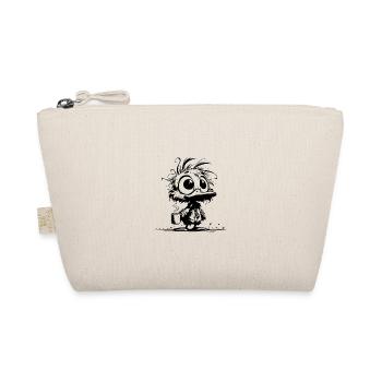 Funny Office Duck with Coffee and Tie - Organic Pouch - nature - Front