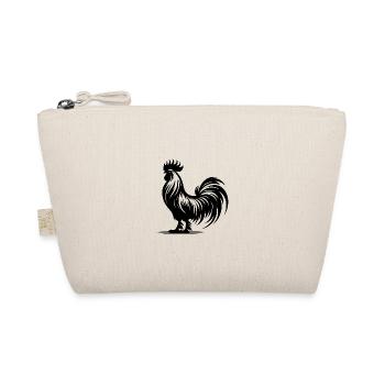 Proud rooster pedigree with large comb - Organic Pouch - nature - Front