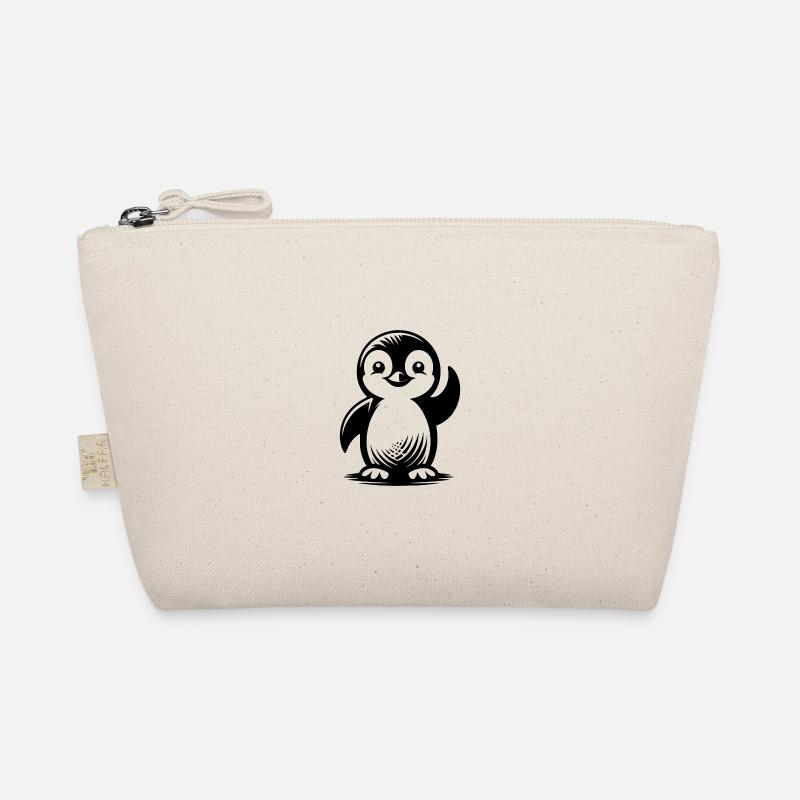 Illustration de pingouin de dessin animé mignon Trousse biologique