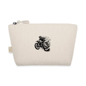 Motocross Sprung Action und Schmutz pur - Bio-Täschchen - Natur - Vorne