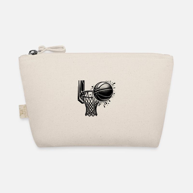 Panier de basket avec basket-ball Trousse biologique