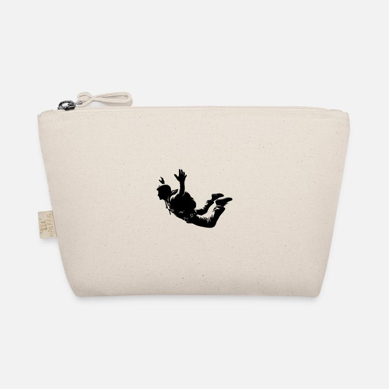 Skydiving Man Jumping Flight Organic Pouch