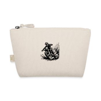 Pilote de motocross rapide dans la boue - Trousse biologique - nature - Devant