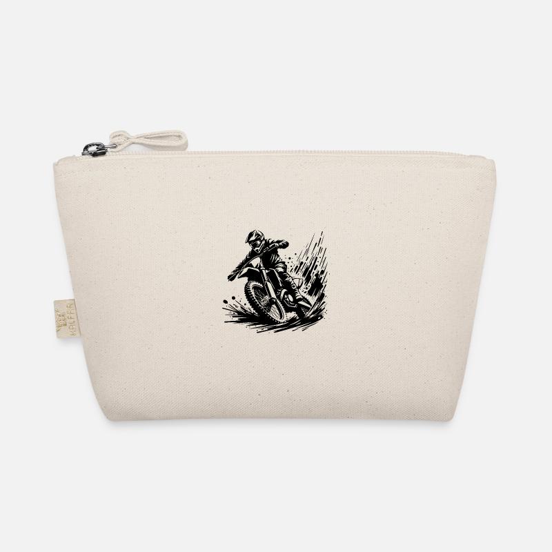 Pilote de motocross rapide dans la boue Trousse biologique