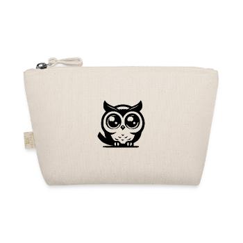 Petits hiboux mignons, grands yeux - Trousse biologique - nature - Devant