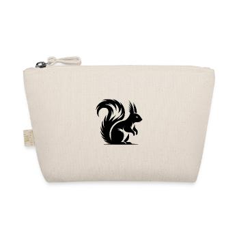 Little Cute Squirrel Kids Drawing - Organic Pouch - nature - Front