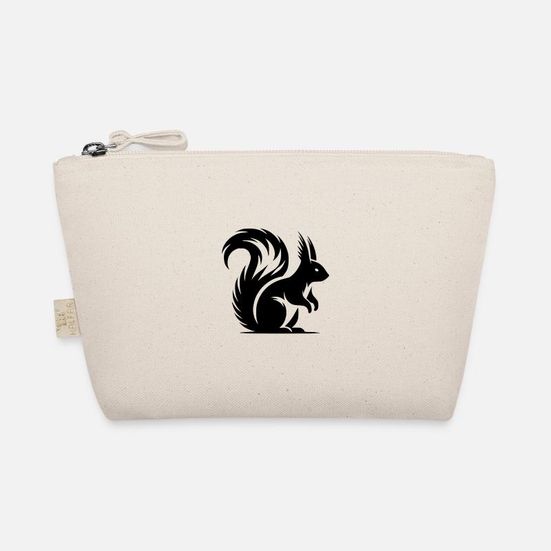 Kleines süsses Eichhörnchen Kinder Zeichnung Bio-Täschchen