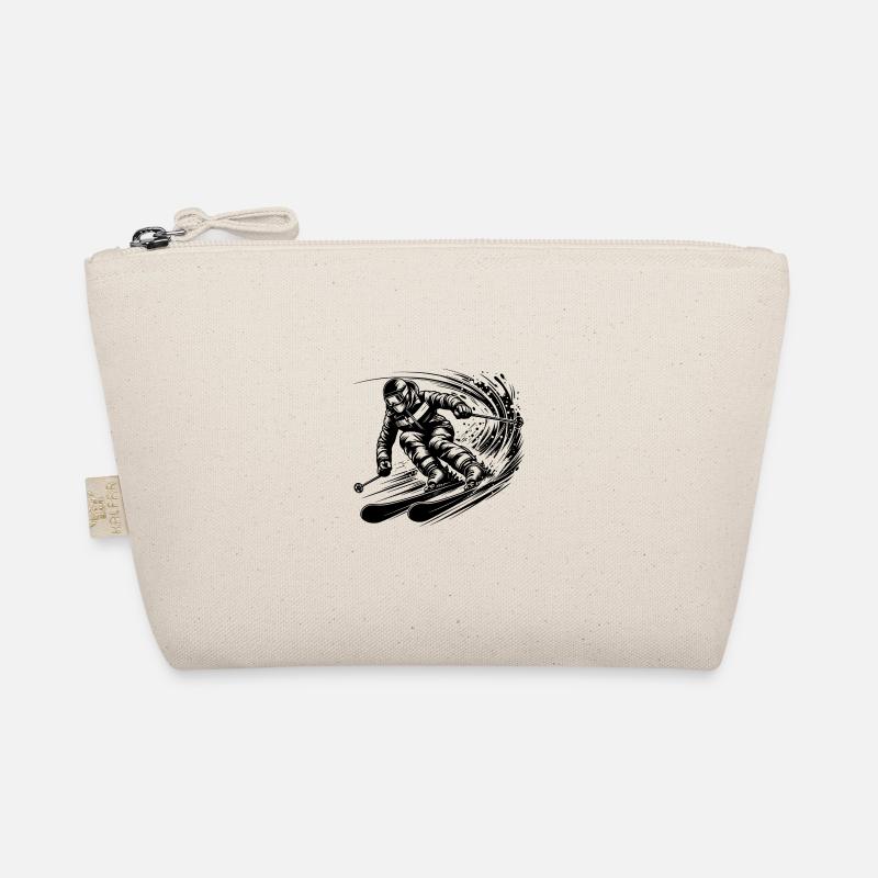 Skiing Competition Rivalry and sportsmanship Organic Pouch