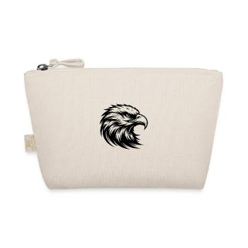 Elegant bird of prey as a powerful animal graphic - Organic Pouch - nature - Front