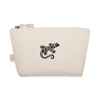 Gecko mignon dans le style de tatouage tribal - Trousse biologique - nature - Devant