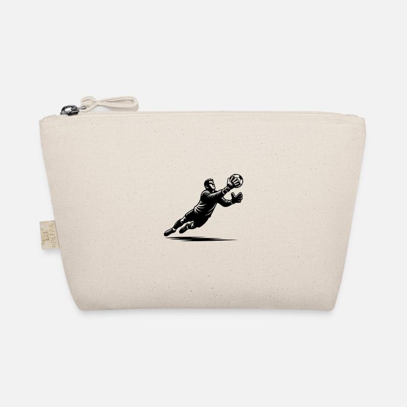 Torhüter pariert den fliegenden Ball Bio-Täschchen