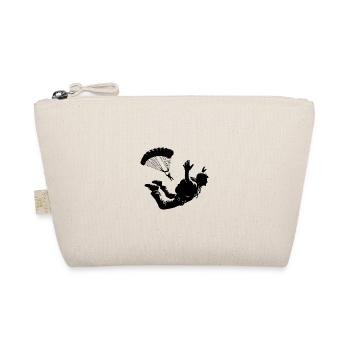 Freefall training hobby skydiver - Organic Pouch - nature - Front
