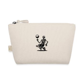 Squelette d’Halloween coquin avec des tours de basket-ball - Trousse biologique - nature - Devant
