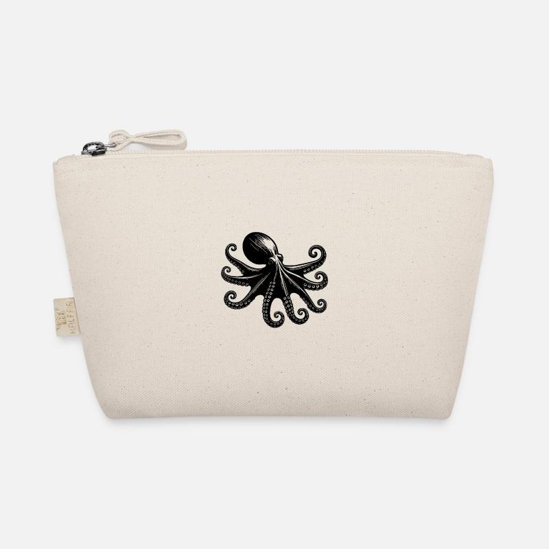 Huge octopus with eight arms Organic Pouch