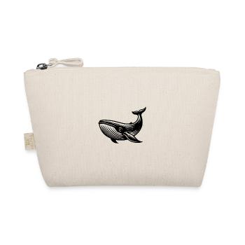Sea Creature Vintage Whale No Plastic in living space - Organic Pouch - nature - Front