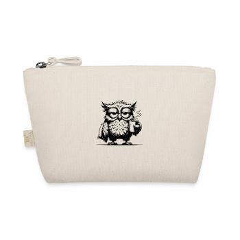 Sleepy Wisdom – Owl Edition with Pillow - Organic Pouch - nature - Front