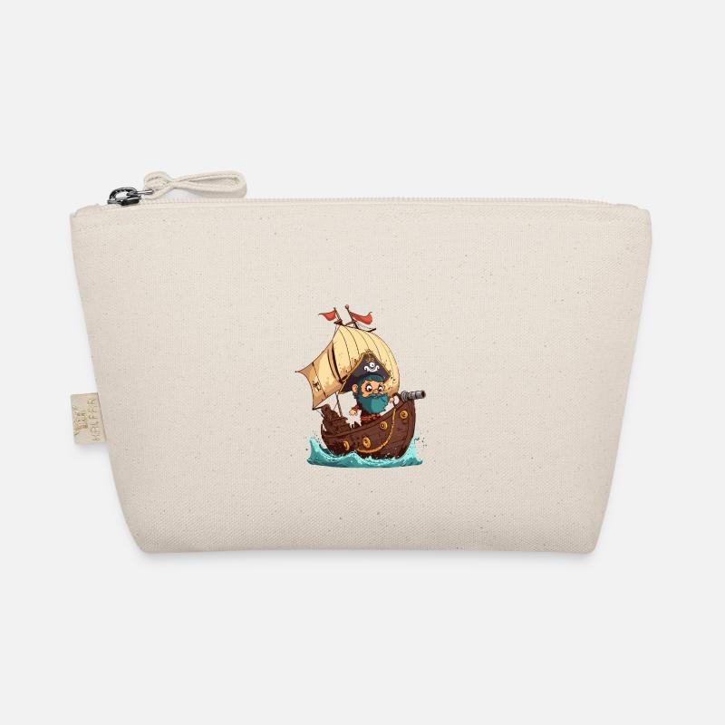 Illustration de pirate mignonne et mignonne Trousse biologique