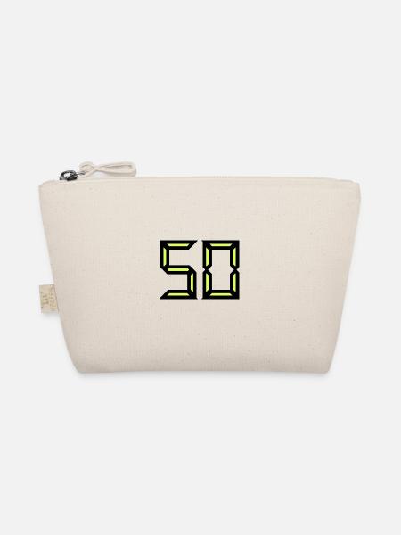 50. 50 ANS. 50e ANNIVERSAIRE. ANNIVERSAIRE 50 ANS. - Trousse biologique - nature - Devant