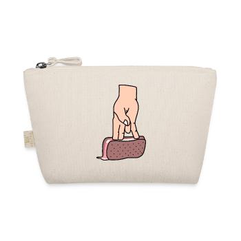 Sandwich Finger Lustig - Bio-Täschchen - Natur - Vorne