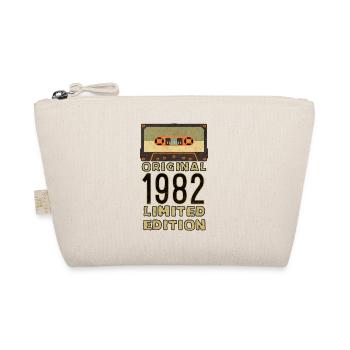 1982 Vintage Jahrgang Geburtstag Retro Geschenk - Bio-Täschchen - Natur - Vorne