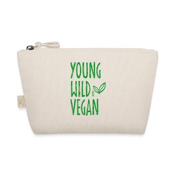 Jung Wild Und Vegan - Pflanzlich Vegetarisch - Bio-Täschchen - Natur - Vorne