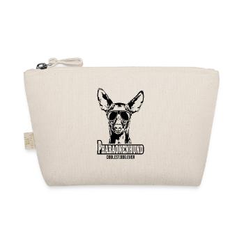 PHARAONENHUND coolest dog ever Hundespruch Hunde - Bio-Täschchen - Natur - Vorne