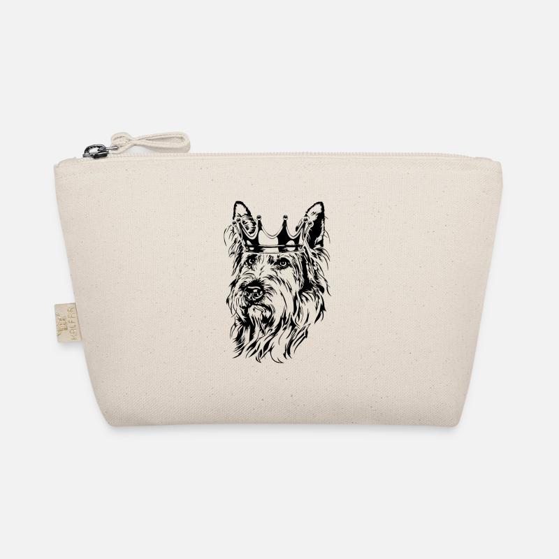 BERGER PICARD Krone Hunde Hund Wilsigns - Bio-Täschchen - Natur
