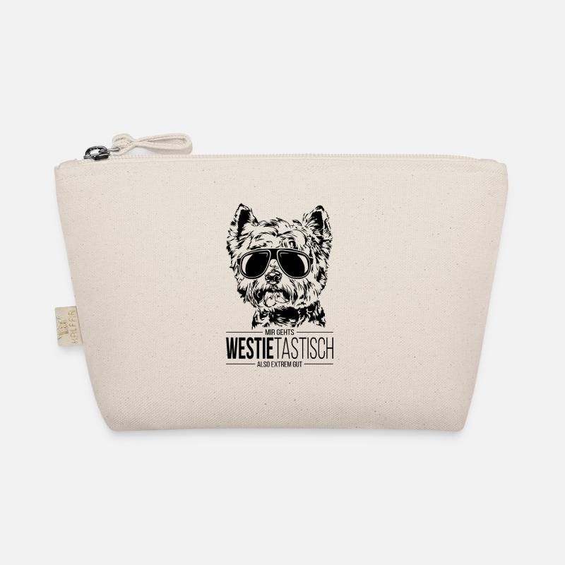 WESTIETASTISCH West Highland White Terrier Spruch Bio-Täschchen