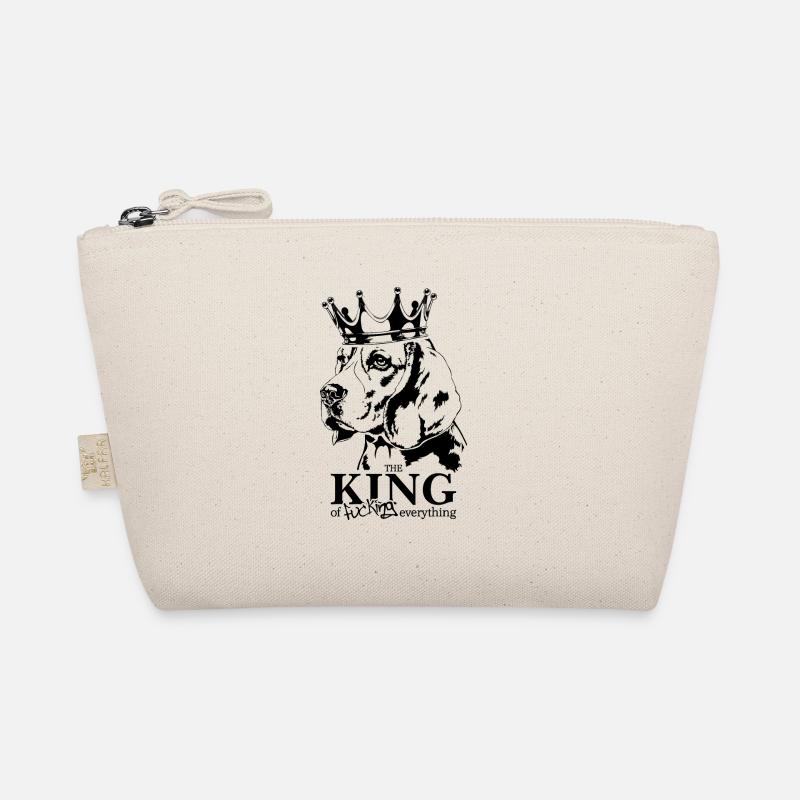 BEAGLE King Hundespruch Hunde Hund Wilsigns Bio-Täschchen