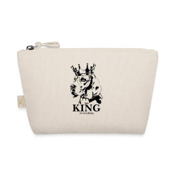 BEAGLE King Dog Saying Dog Wilsigns - Organic Pouch - nature - Front