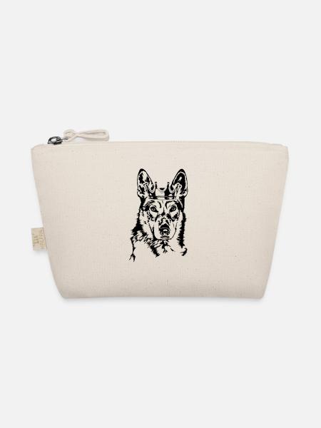 Tschechoslowakischer Wolfhund Krone Hunde Wilsigns - Bio-Täschchen - Natur - Vorne