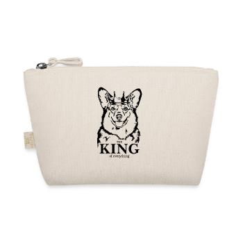 Welsh Corgi King of everything Dogs Wilsigns - Organic Pouch - nature - Front