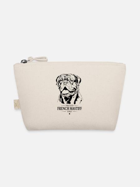 French Mastiff Dad Hunde Hund Wilsigns - Bio-Täschchen - Natur - Vorne
