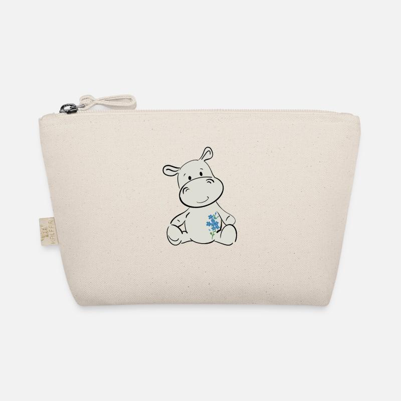 Happy Hippo - Bio-Täschchen - Natur