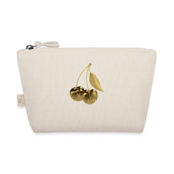 cherry,cherrie,graffiti,gold,painting,pop-art - Organic Pouch - nature - Front