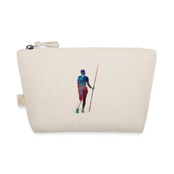 Javelin throw #sport #javelinthrow - Organic Pouch - nature - Front