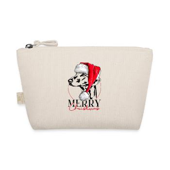 Père Noël Joyeux Noël Lévriers Wilsigns - Trousse biologique - nature - Devant