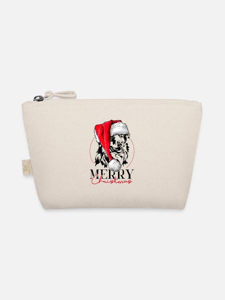 Père Noël berger australien joyeux Noël Wilsigns - Trousse biologique - nature - Devant