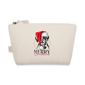 Père Noël Boxer Joyeux Noël Chiens Chien Wilsigns - Trousse biologique - nature - Devant