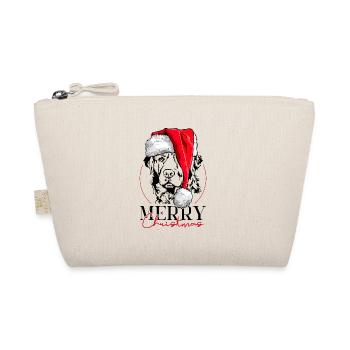 Père Noël Golden Retriever Joyeux Noël Wilsigns - Trousse biologique - nature - Devant