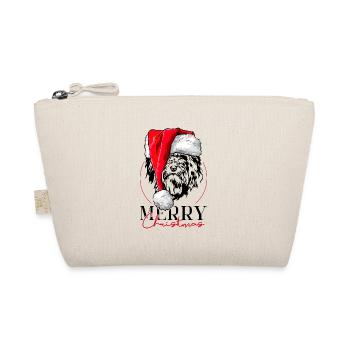 Santa Havaneser Merry Christmas Hunde Wilsigns - Bio-Täschchen - Natur - Vorne