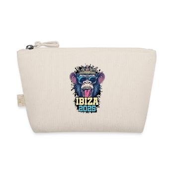 Ibiza 2025 Affe - Bio-Täschchen - Natur - Vorne